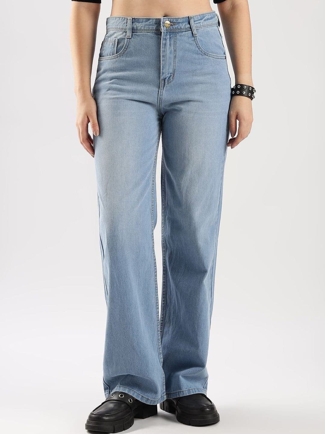 zayla Women Jean Flared High-Rise Light Fade Jeans - view 1