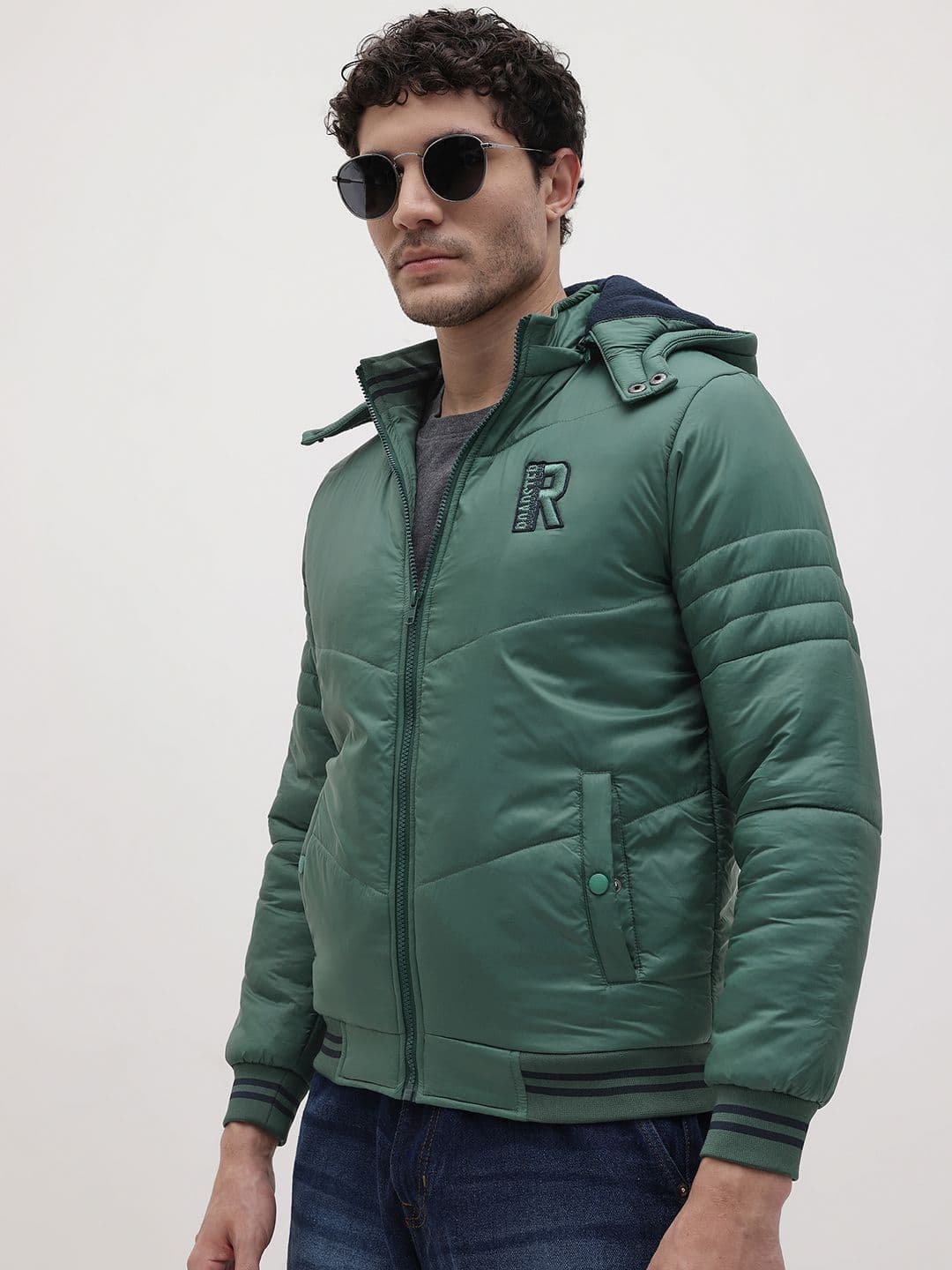The Roadster Life Co. Detachable Hood Padded Jacket - view 1