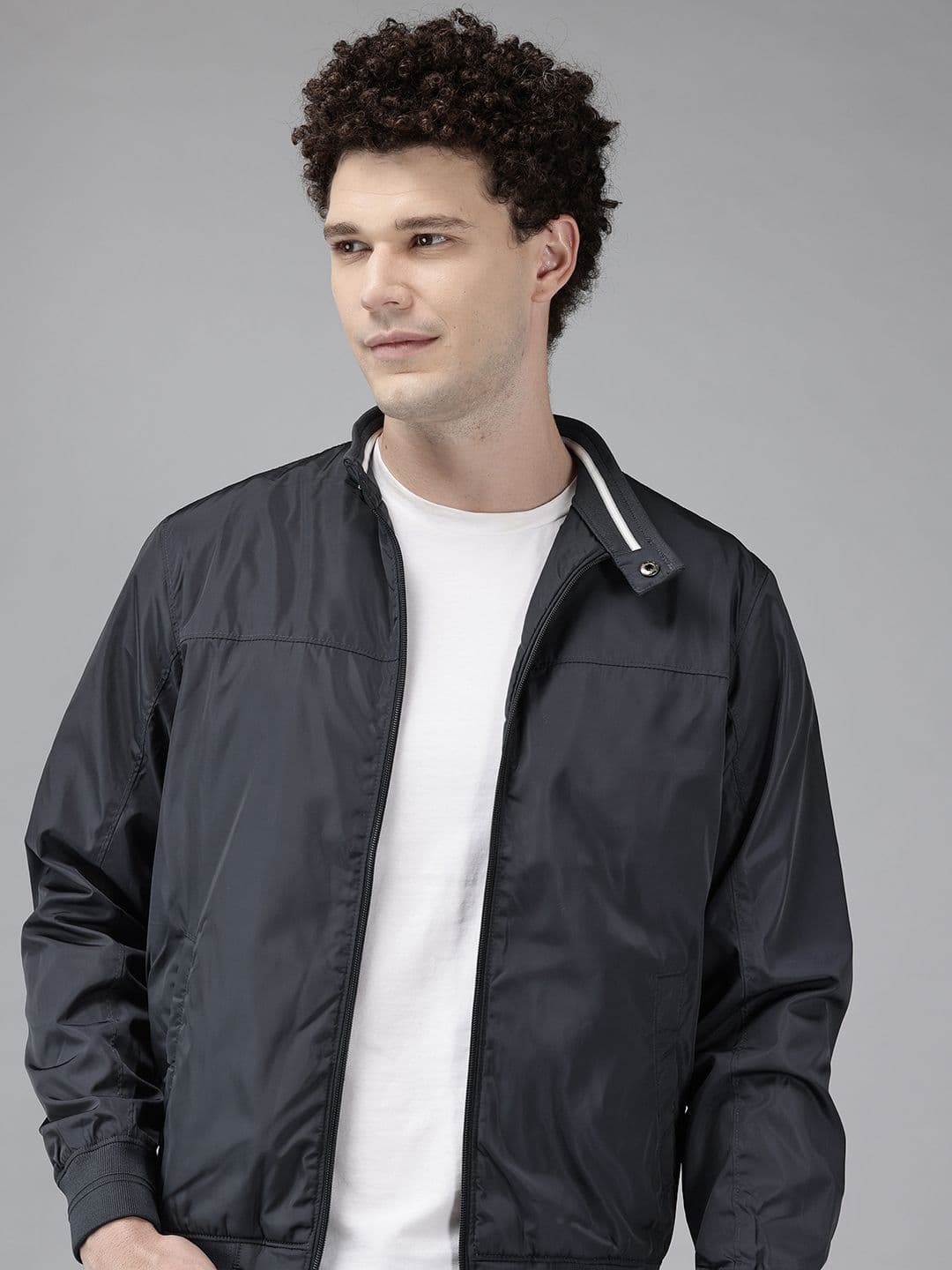 METTLE Stand Collar Bomber Jacket - view 1