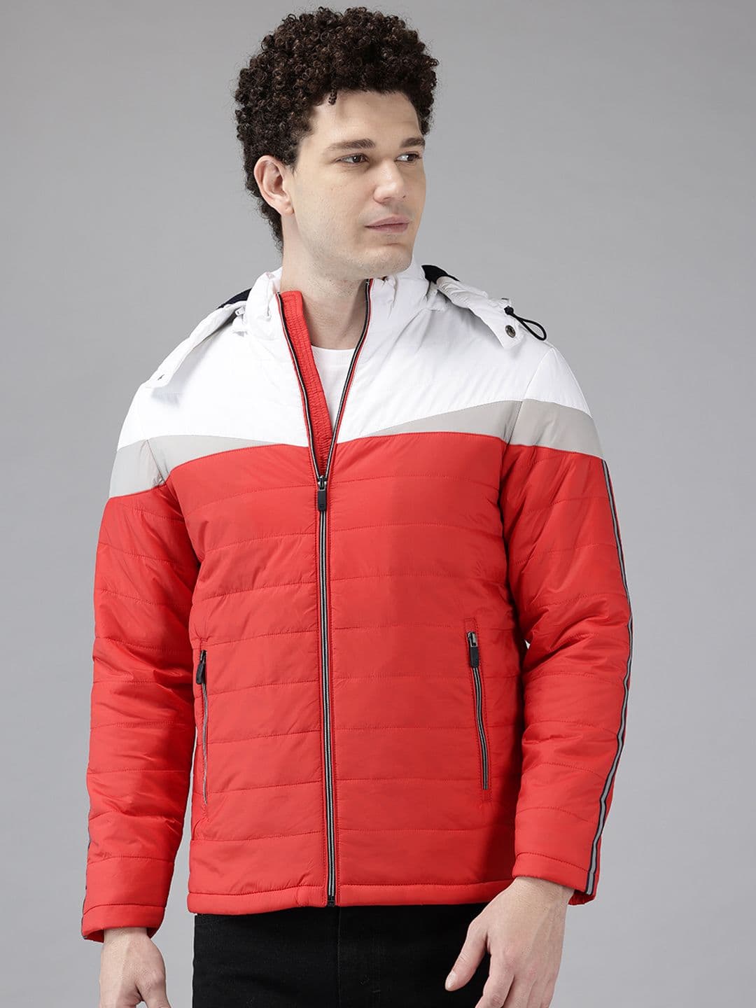 METTLE Colourblocked Padded Jacket - view 1
