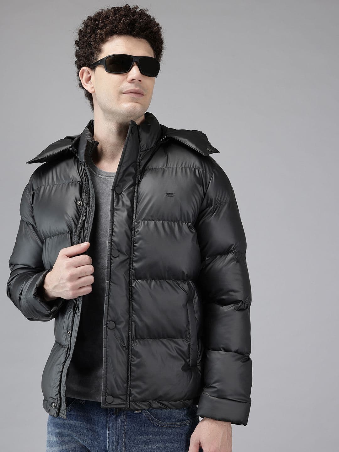 METTLE Hooded Puffer Jacket - view 1