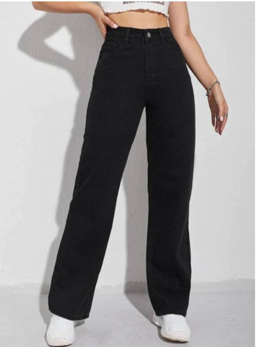 Veltick Women Straight Fit High-Rise Light Fade Cotton Denim Jeans - view 1