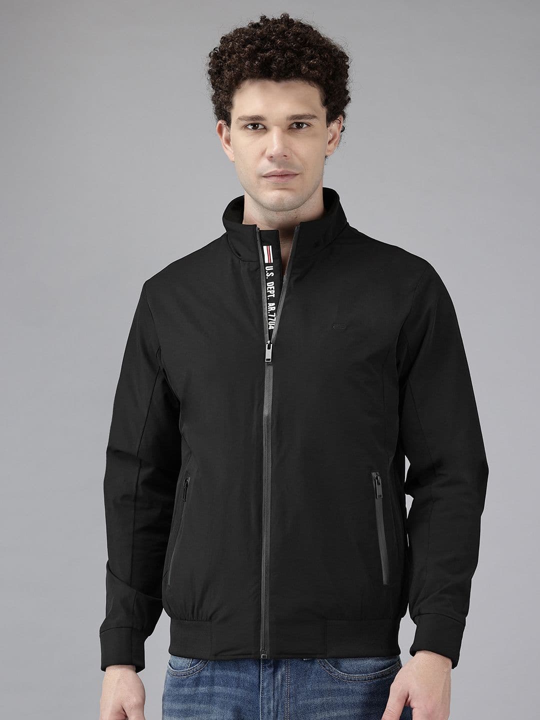 METTLE Mock Collar Bomber Jacket - view 1