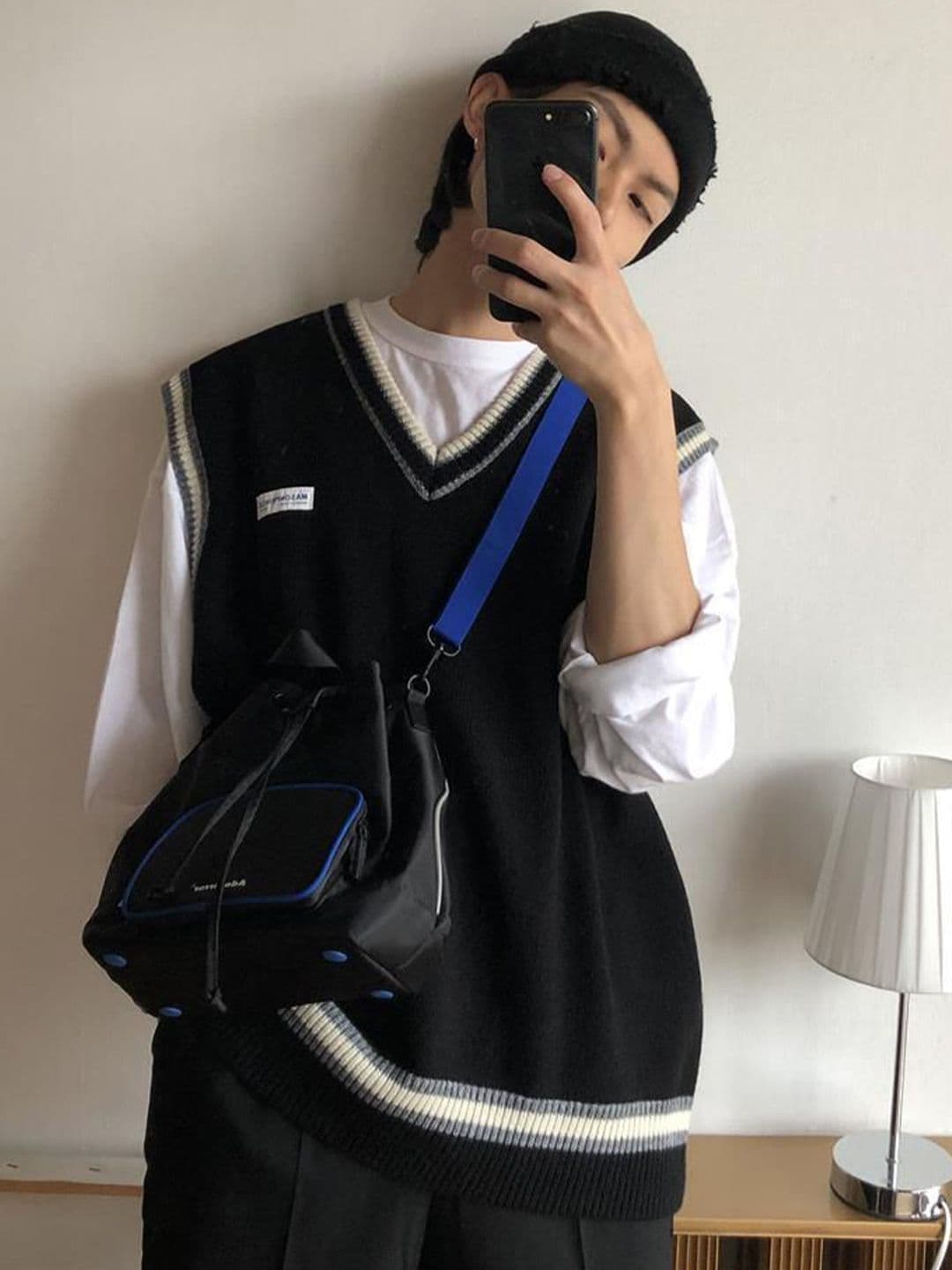 StyleCast x Revolte Men Longline Sweater Vest