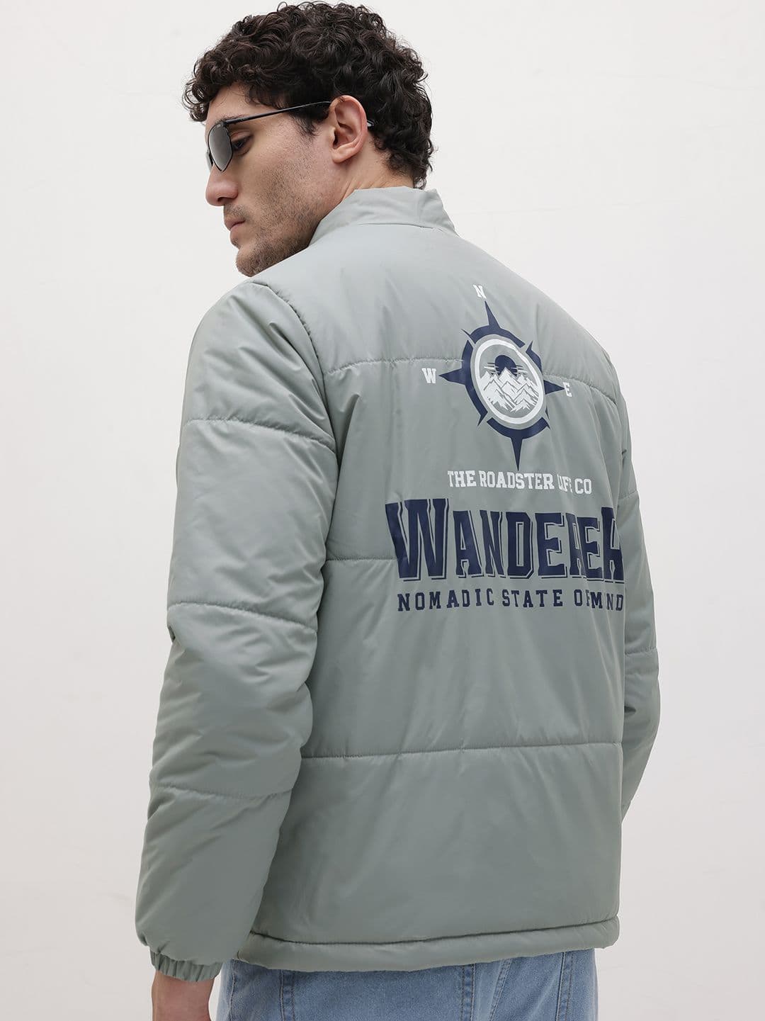 The Roadster Life Co. Typography Print Padded Jacket - view 1