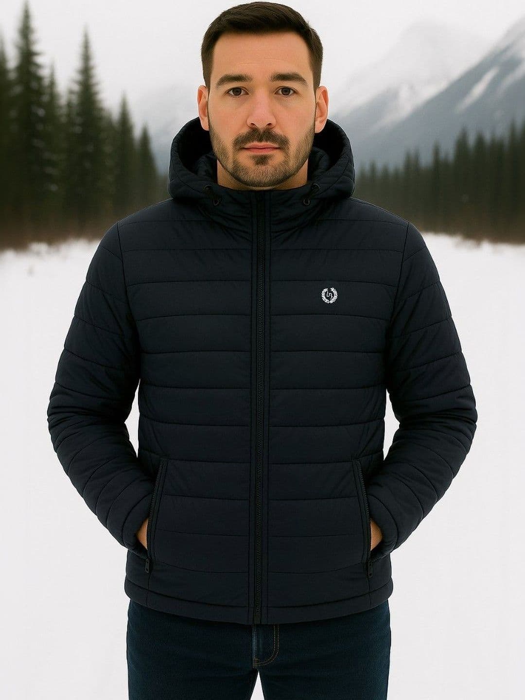 LEE BONEE Hooded Insulator Outdoor Puffer Jacket - view 1