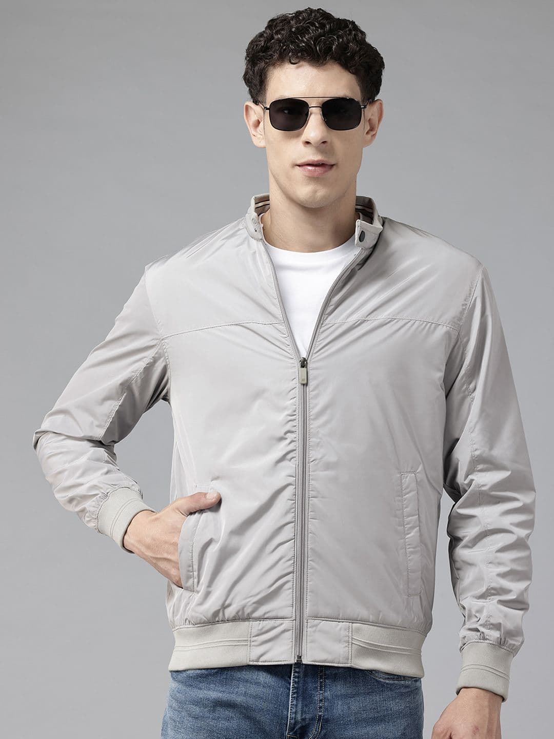 METTLE Mock Collar Padded Jacket - view 1