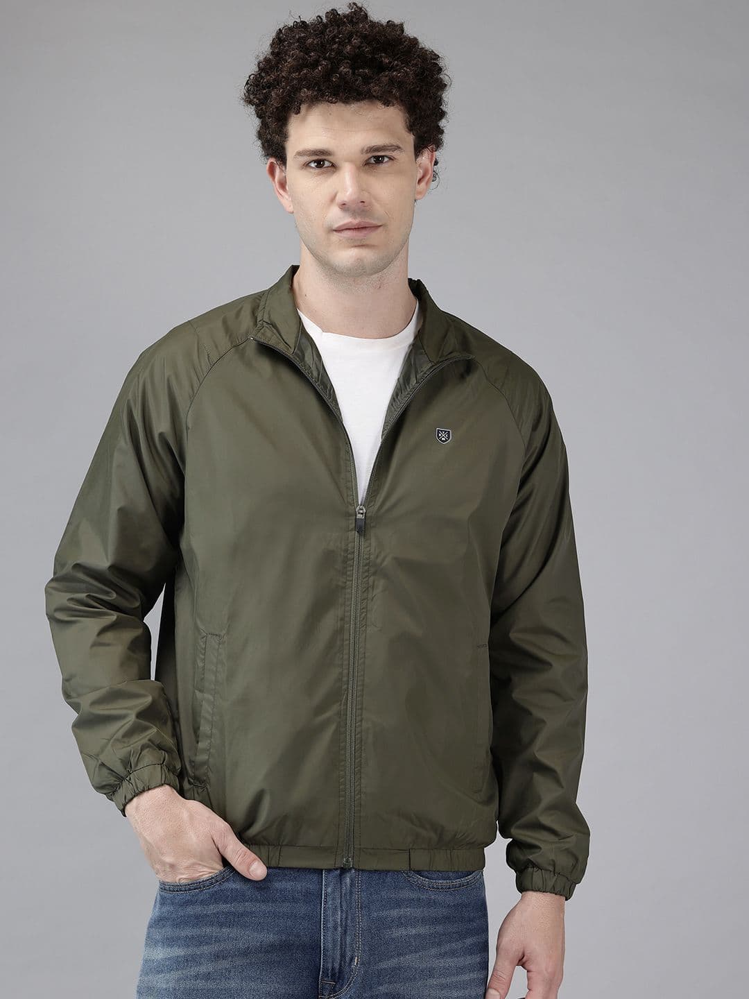 METTLE Mock Collar Bomber Jacket - view 1