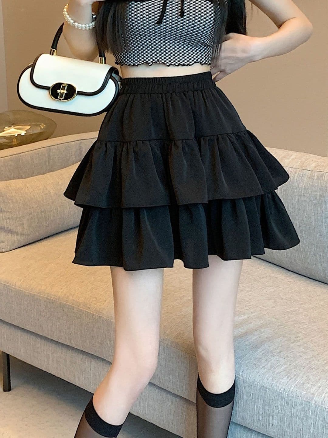 StyleCast Flared Mini Skirts - view 1