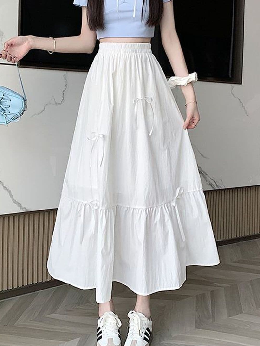 StyleCast Layered Midi Trendy Flared Skirt - view 1