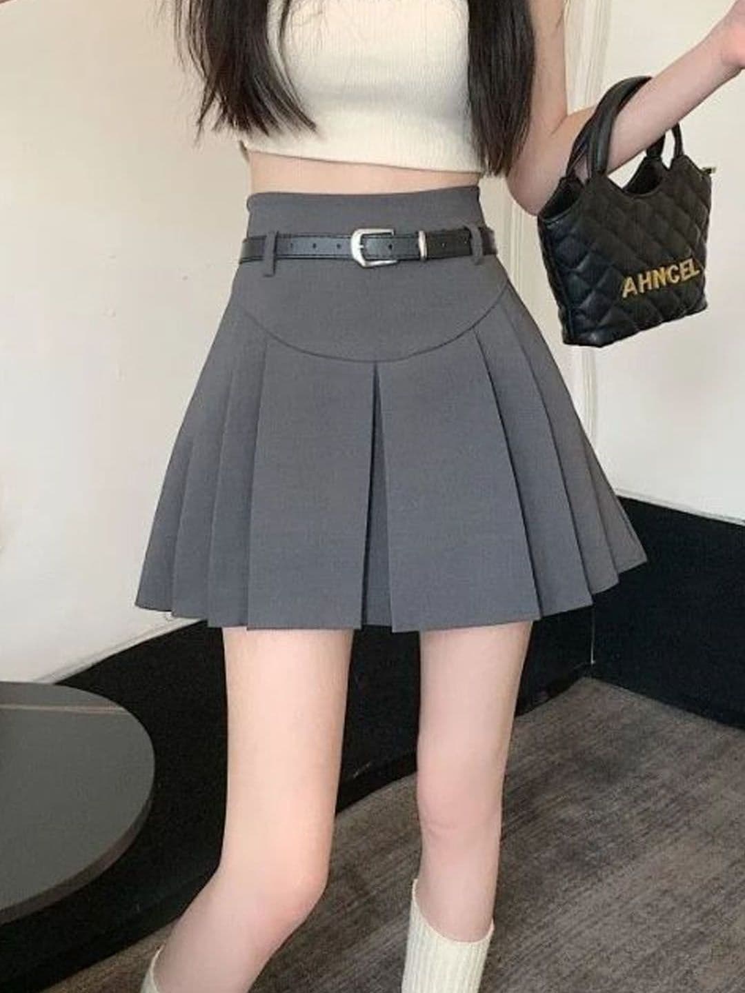 StyleCast Flared Mini Trendy A-Line Skirt - view 1
