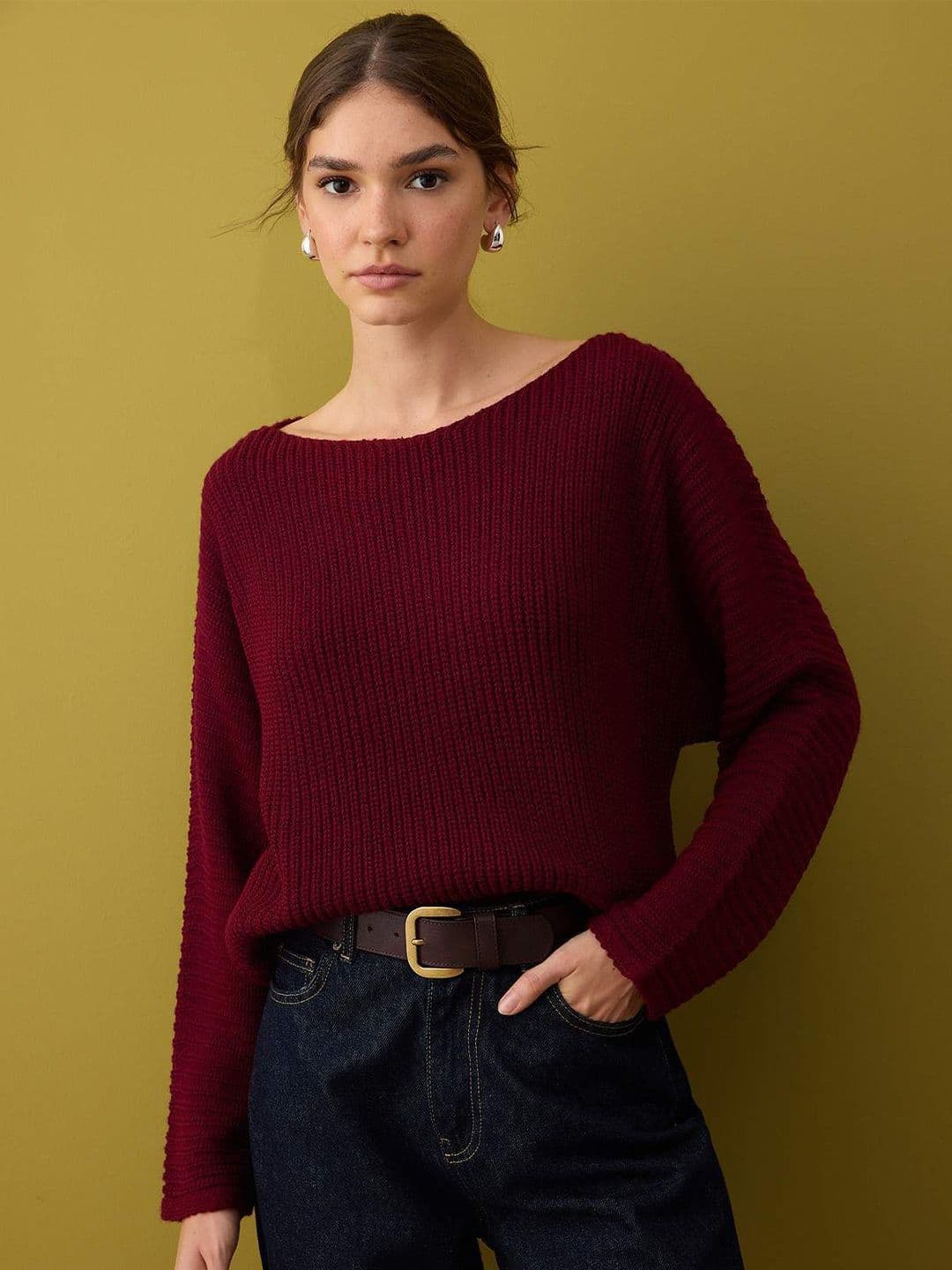 Trendyol Women Ribbed Pullover - view 1