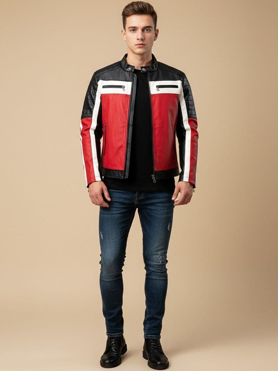 Mast & Harbour Men Colourblocked Bomber Jacket - view 1