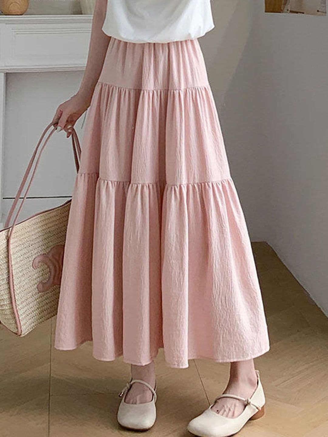 StyleCast Maxi Trendy Flared Skirt - view 1