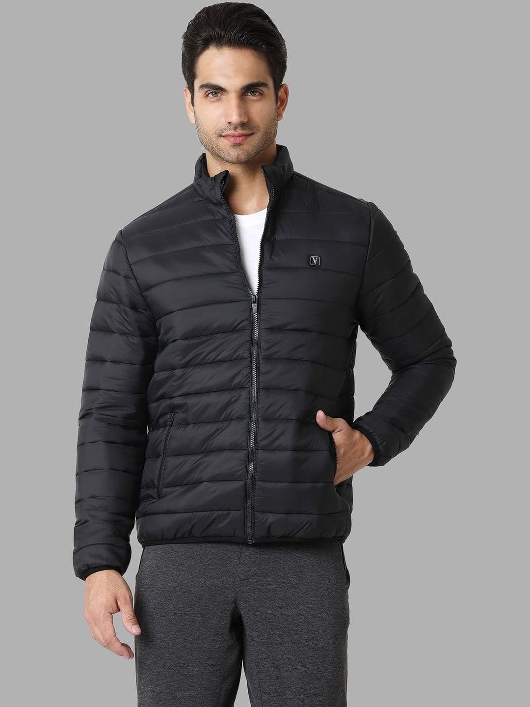 Van Heusen Innerwear Men Open Front Jacket - view 1