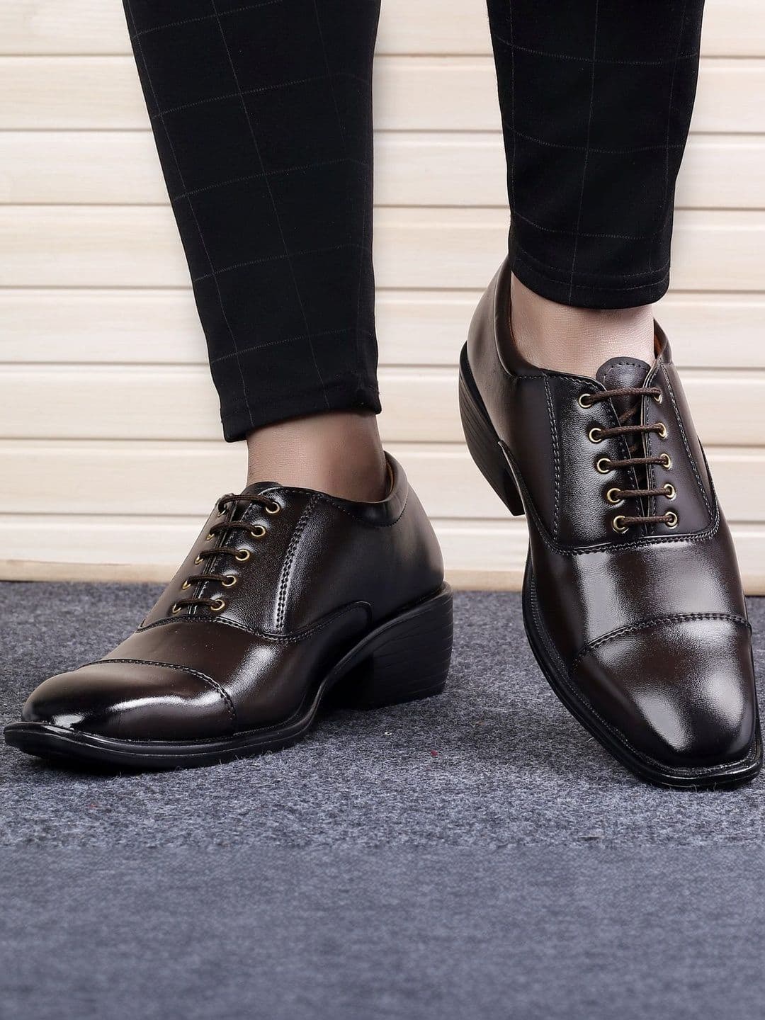 Bxxy Men Hidden Height Increasing Oxfords Formal Shoes - view 1