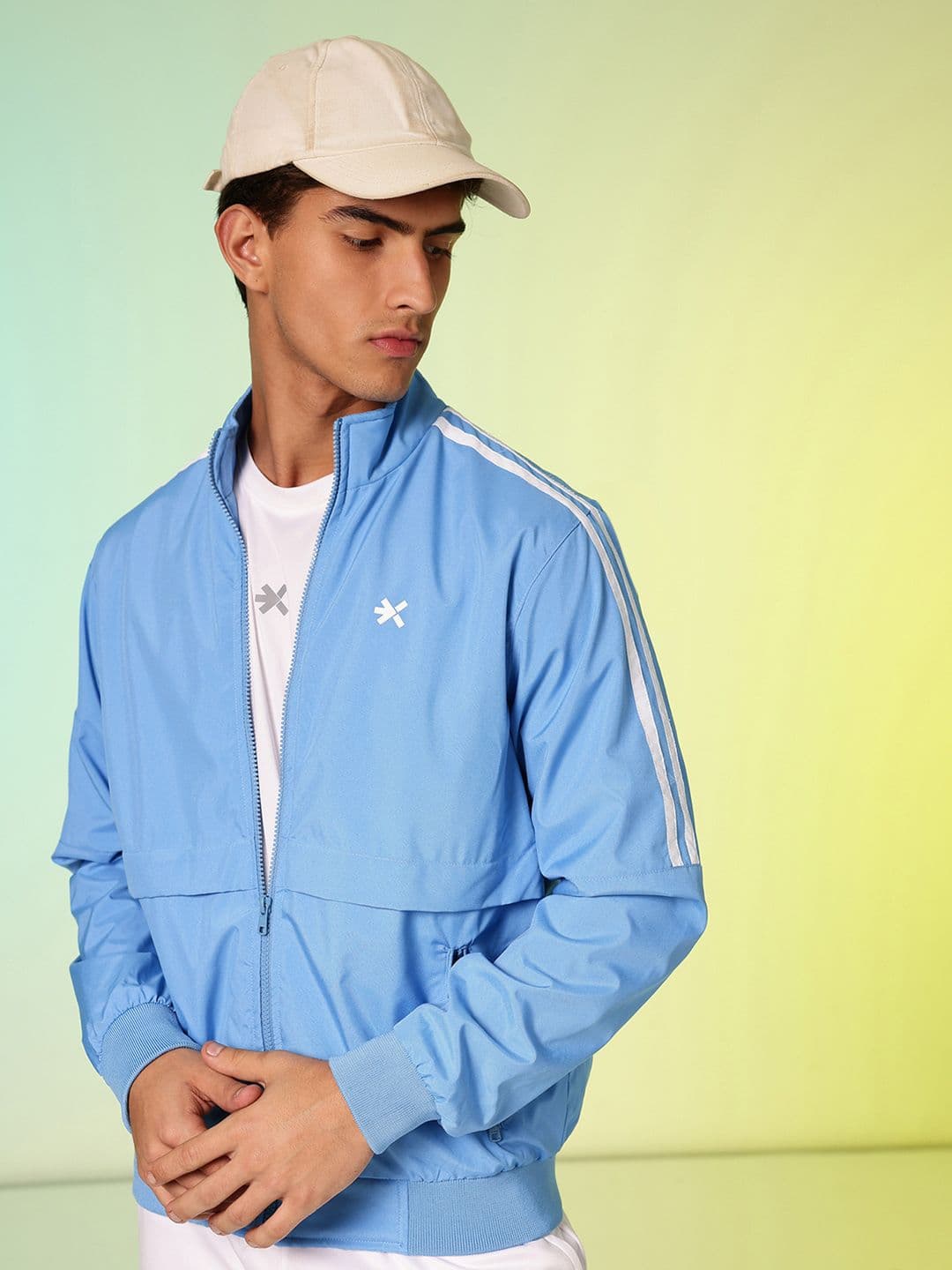 HRX by Hrithik Roshan Striped Running Sporty Jacket