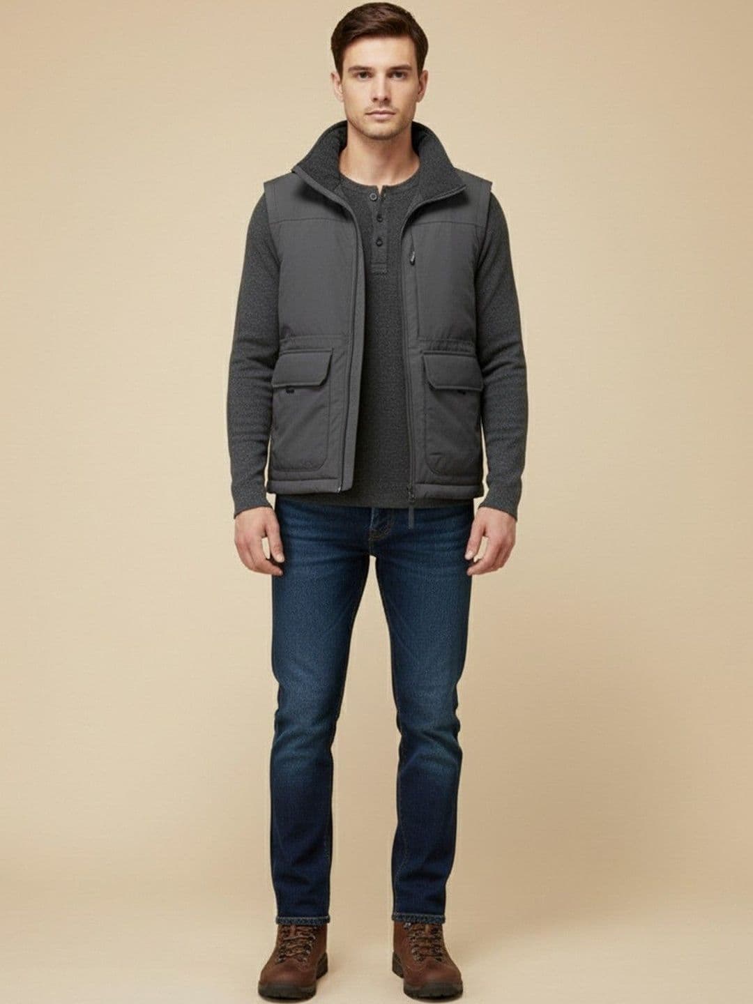 Mast & Harbour Shawl Collar Camouflage Puffer Jacket - view 1