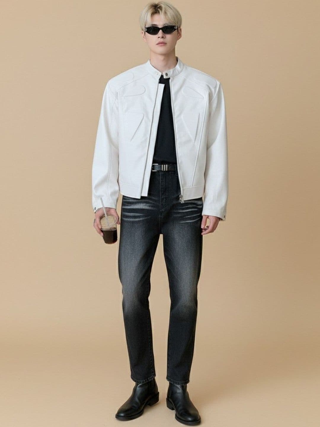 Mast & Harbour Men Biker Jacket - view 1