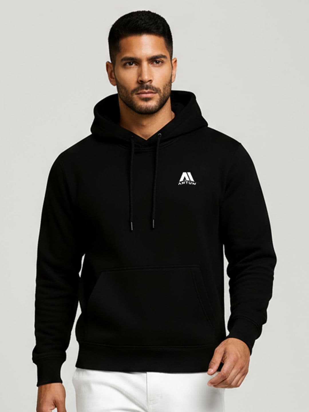 ANTUM Men Brand Logo Knitted Jacket - view 1