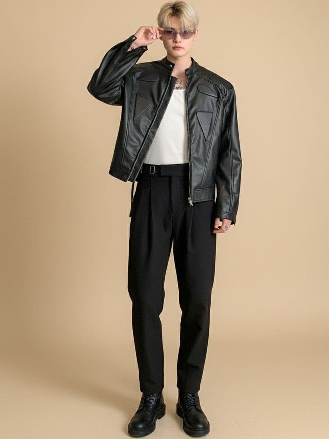 Mast & Harbour Men Biker Jacket - view 1