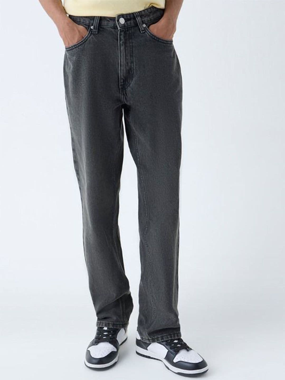 me Queen Men Flared Mid-Rise Light Fade Jeans - view 1