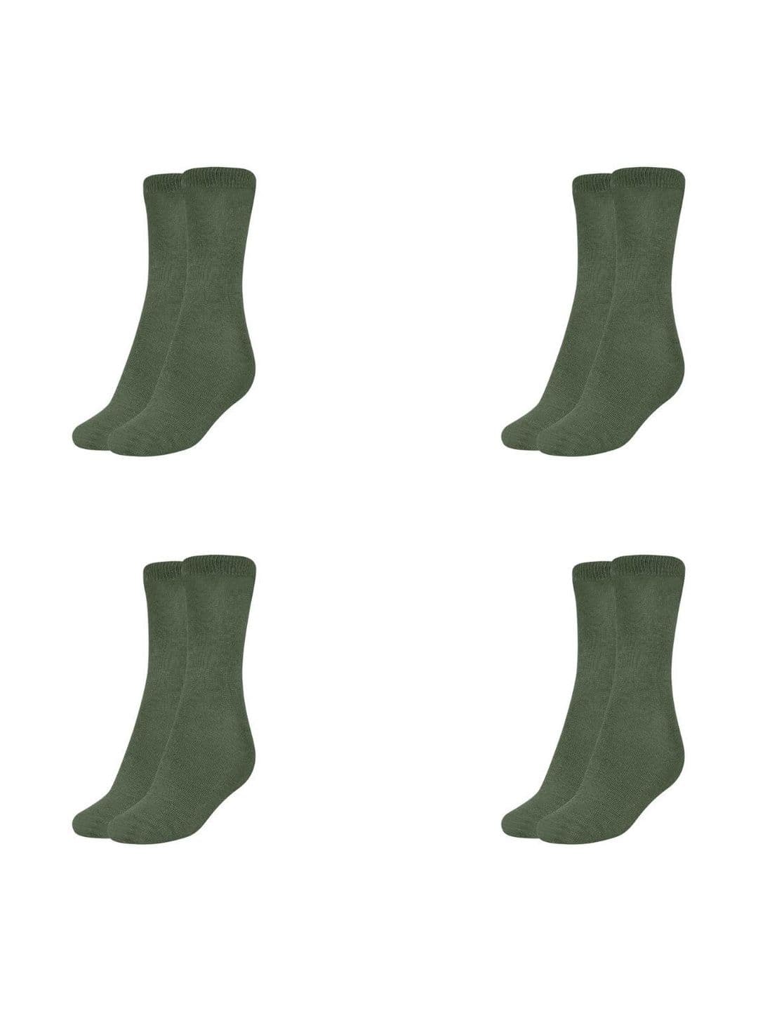 MUKHAKSH Men Pack Of 4 Cotton Calf-Length Socks - view 1