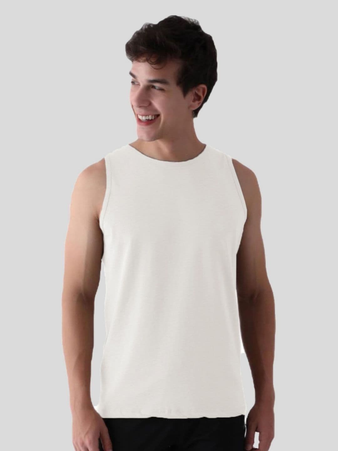 T.T. Men Solid Round Neck Cotton T-shirt - view 1