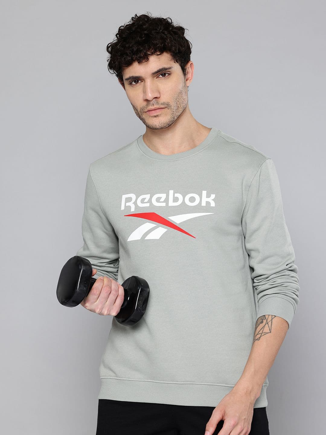 Reebok Brand Logo Printed Pullover Sweatshirt - view 1