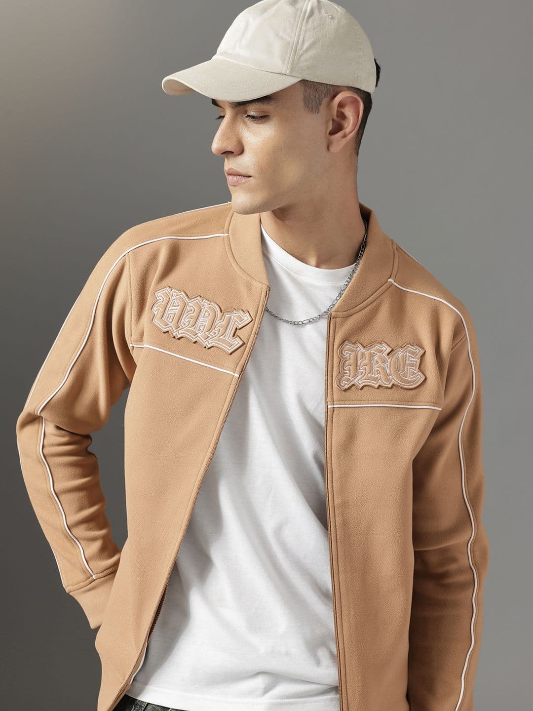 FCUK Typography Patchwork Tailored Jacket - view 1