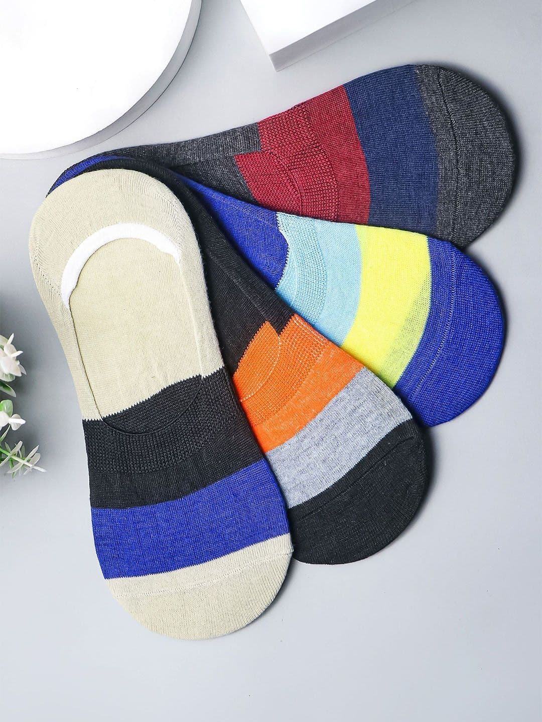 OGIMI- Ohh Give me Men Pack Of 4 Assorted Shoe Liner Socks - view 1