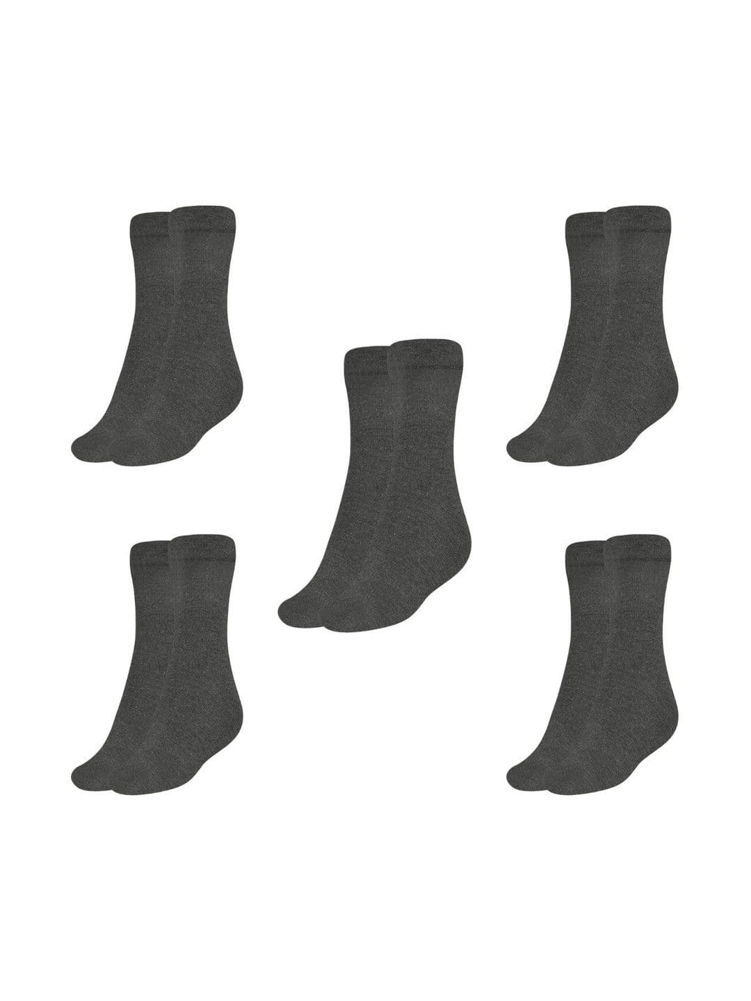 MUKHAKSH Men Pack Of 10 Cotton Calf-Length Socks - view 1