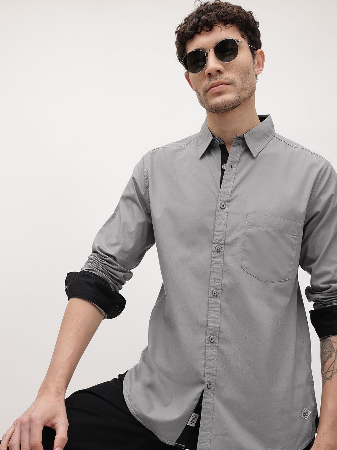 The Roadster Life Co. Pure Cotton Regular Fit Casual Shirt - view 1