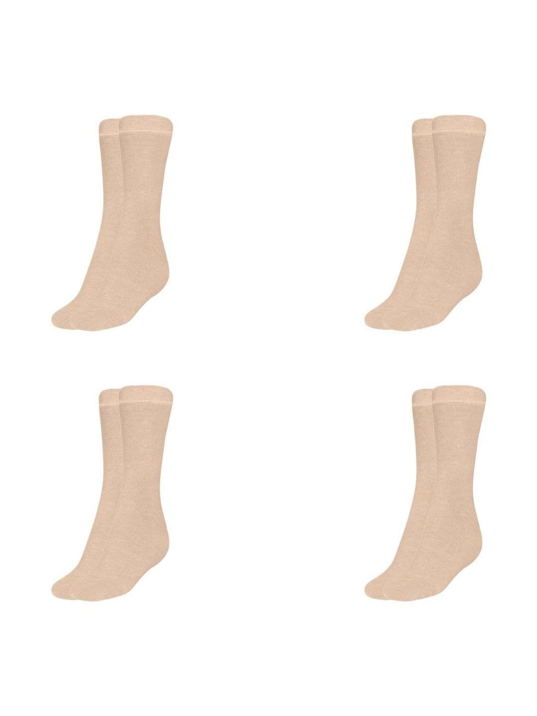 MUKHAKSH Men Pack Of 4 Calf-Length Socks - view 1