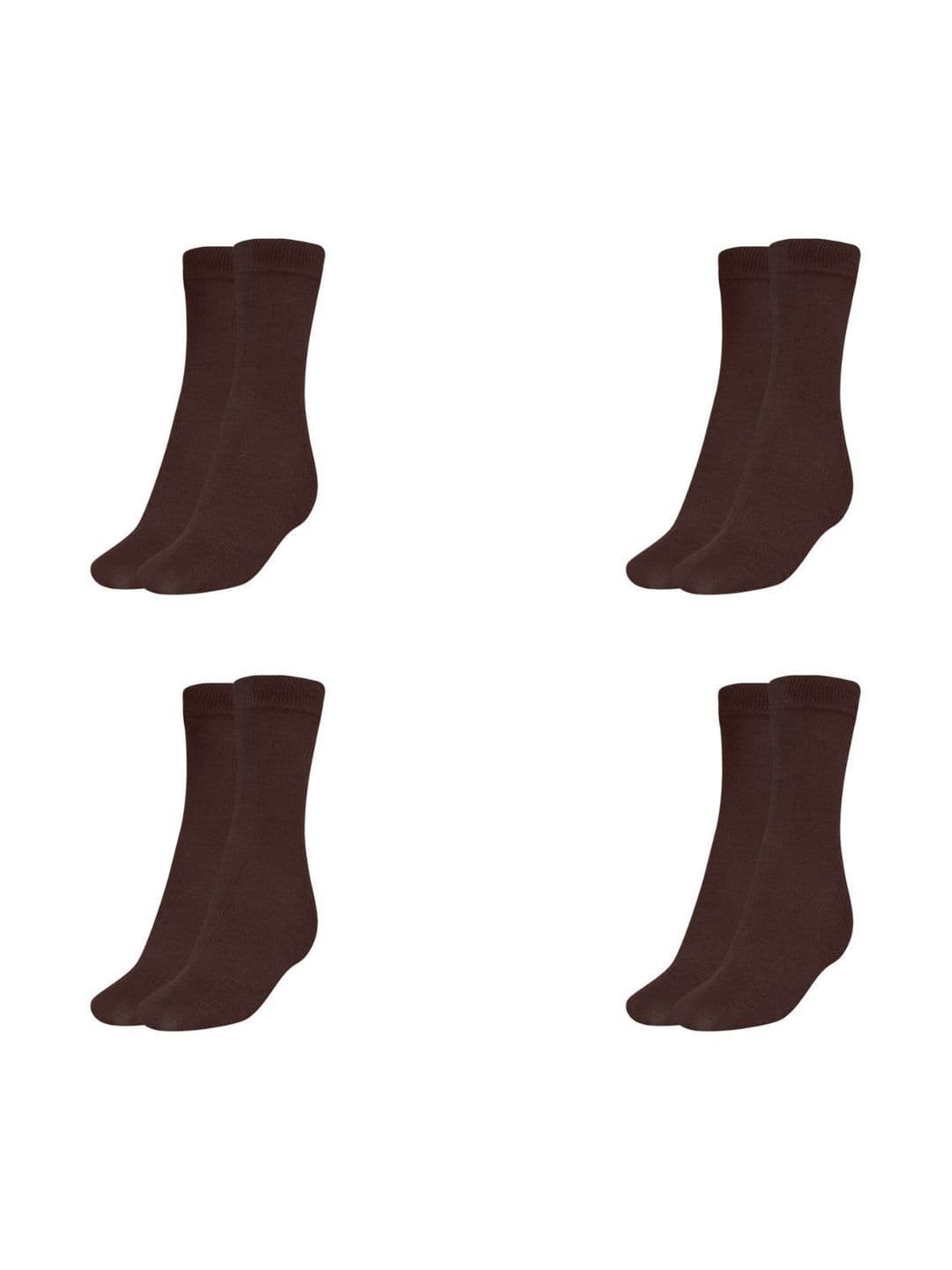 MUKHAKSH Men Pack Of 4 Pure Cotton Calf-Length Socks - view 1