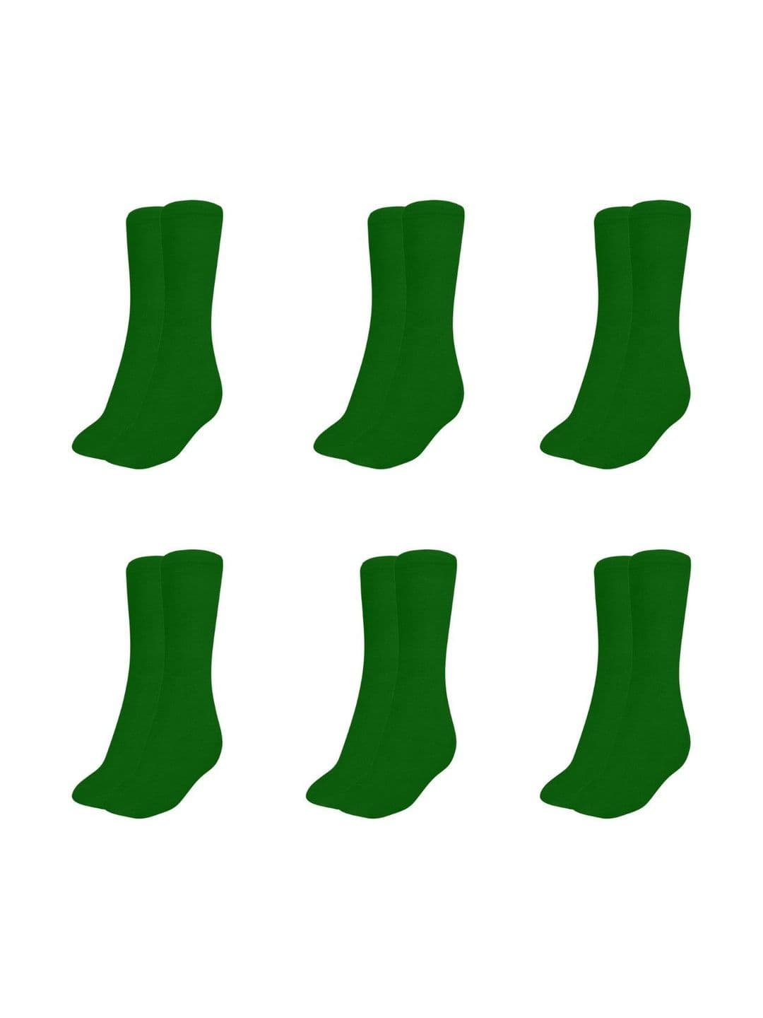 MUKHAKSH Men Pack Of 6 Pure Cotton Calf-Length Socks - view 1