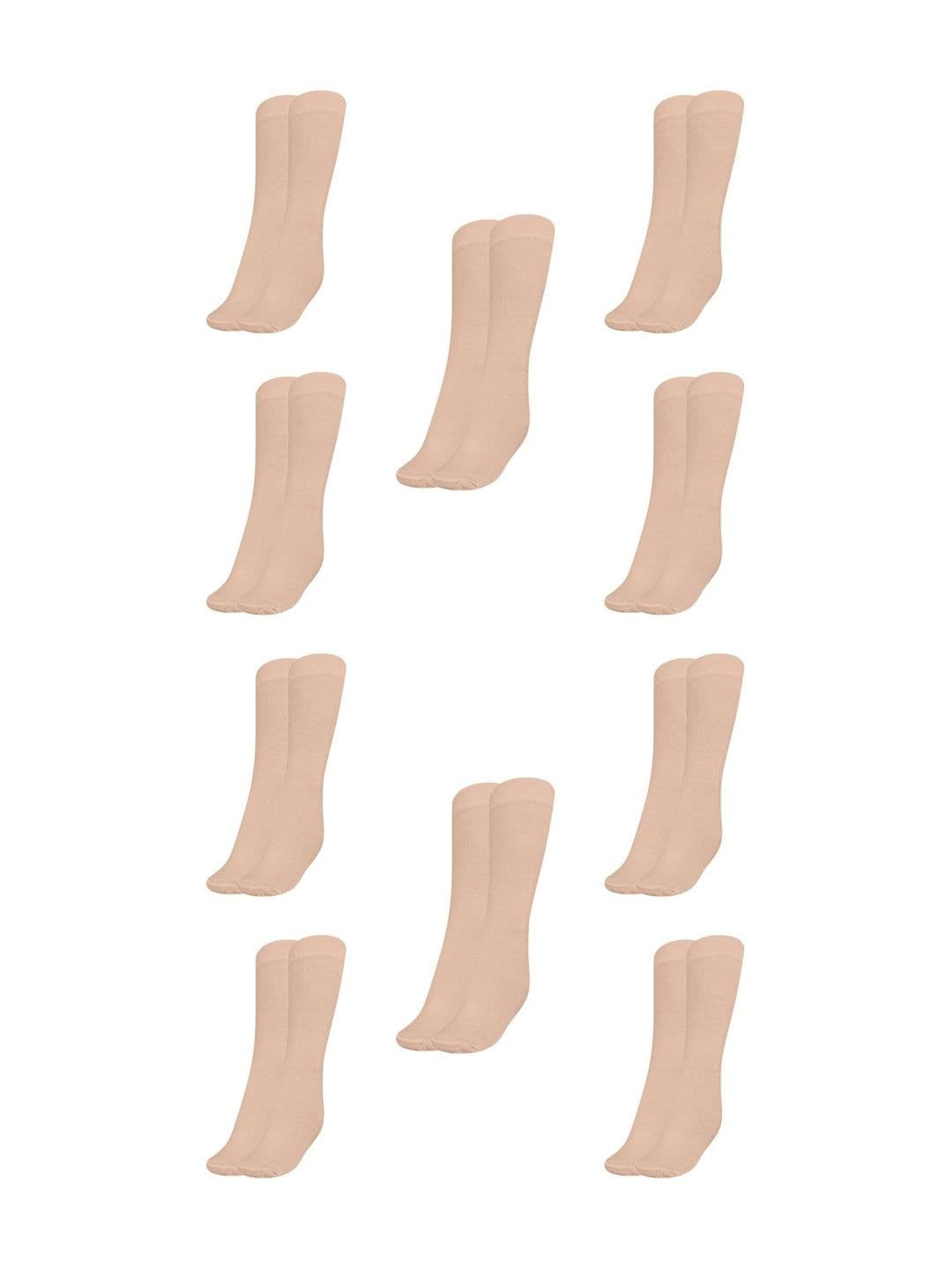 MUKHAKSH Men Pack Of 10 Calf-Length Socks - view 1