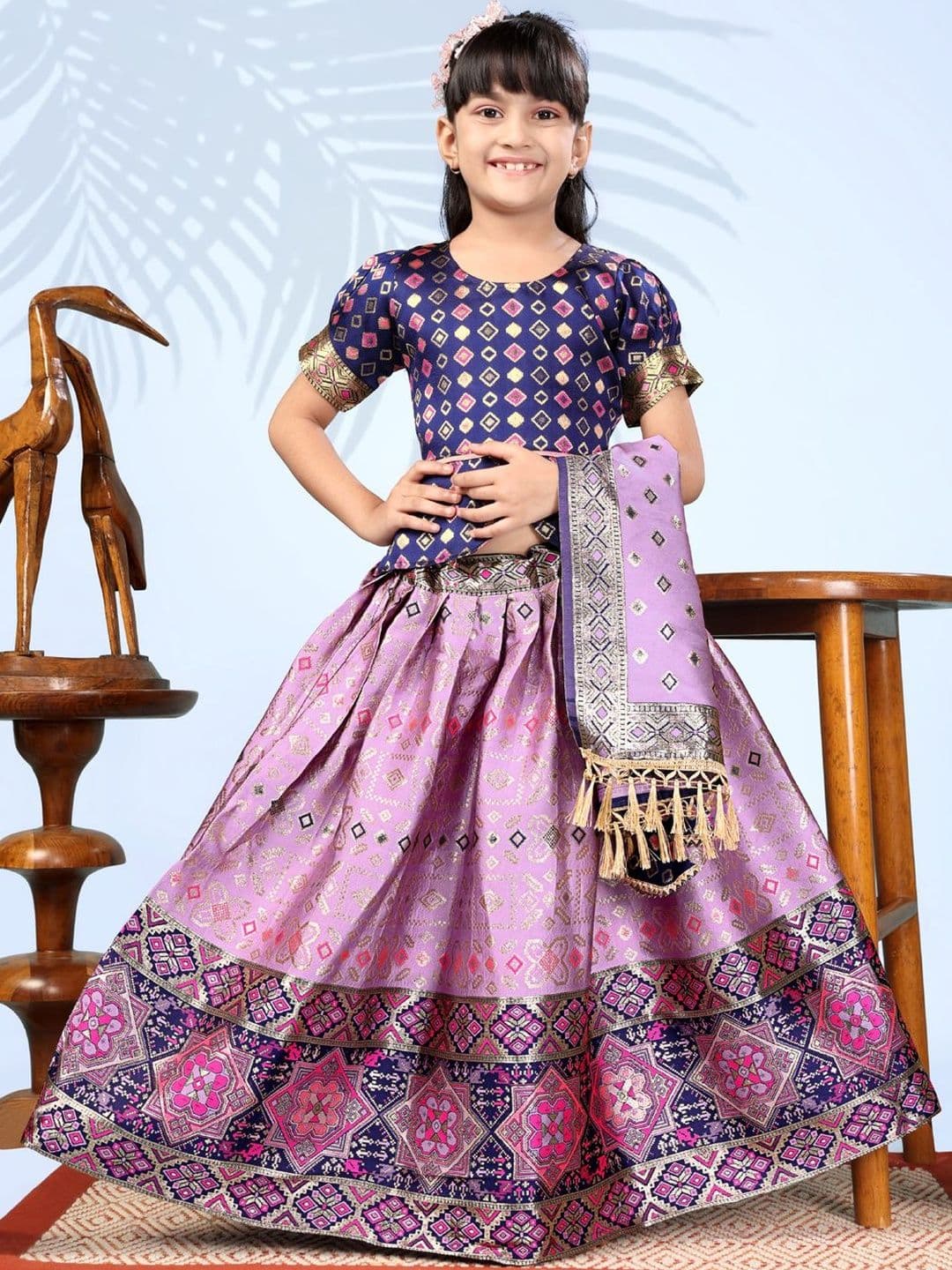 BAESD Girls Ready to Wear Lehenga & Blouse With Dupatta - view 1