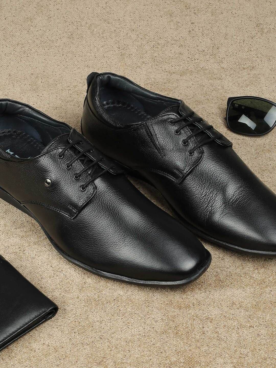 Metro Men Square Toe Leather Formal Derbys - view 1