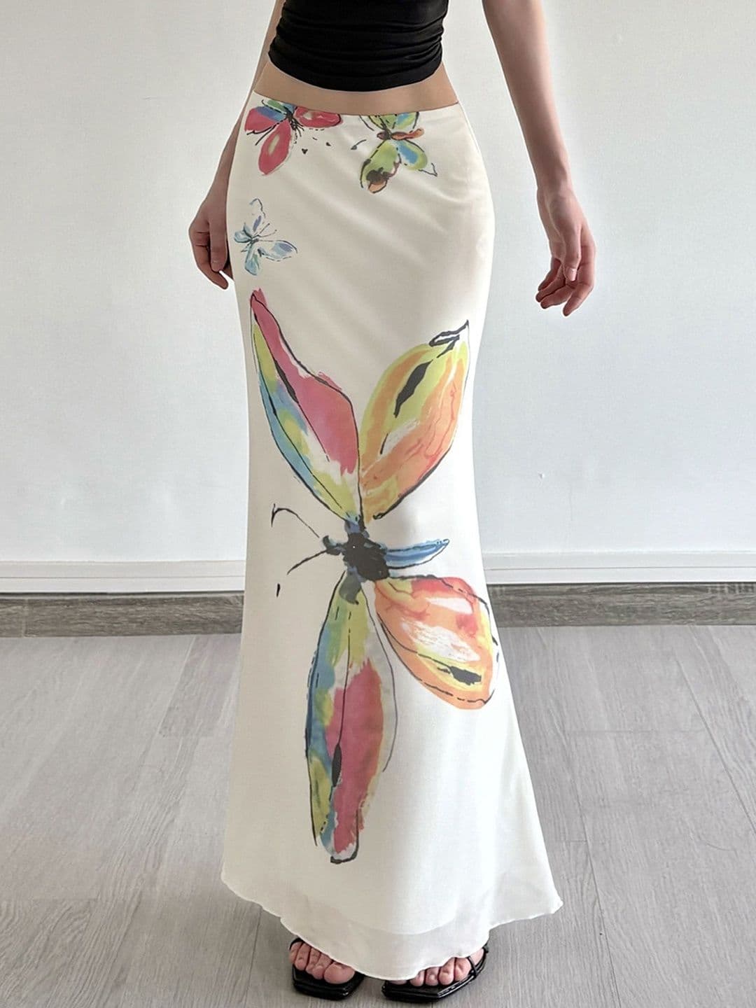 StyleCast x Revolte Printed Maxi Skirt - view 1