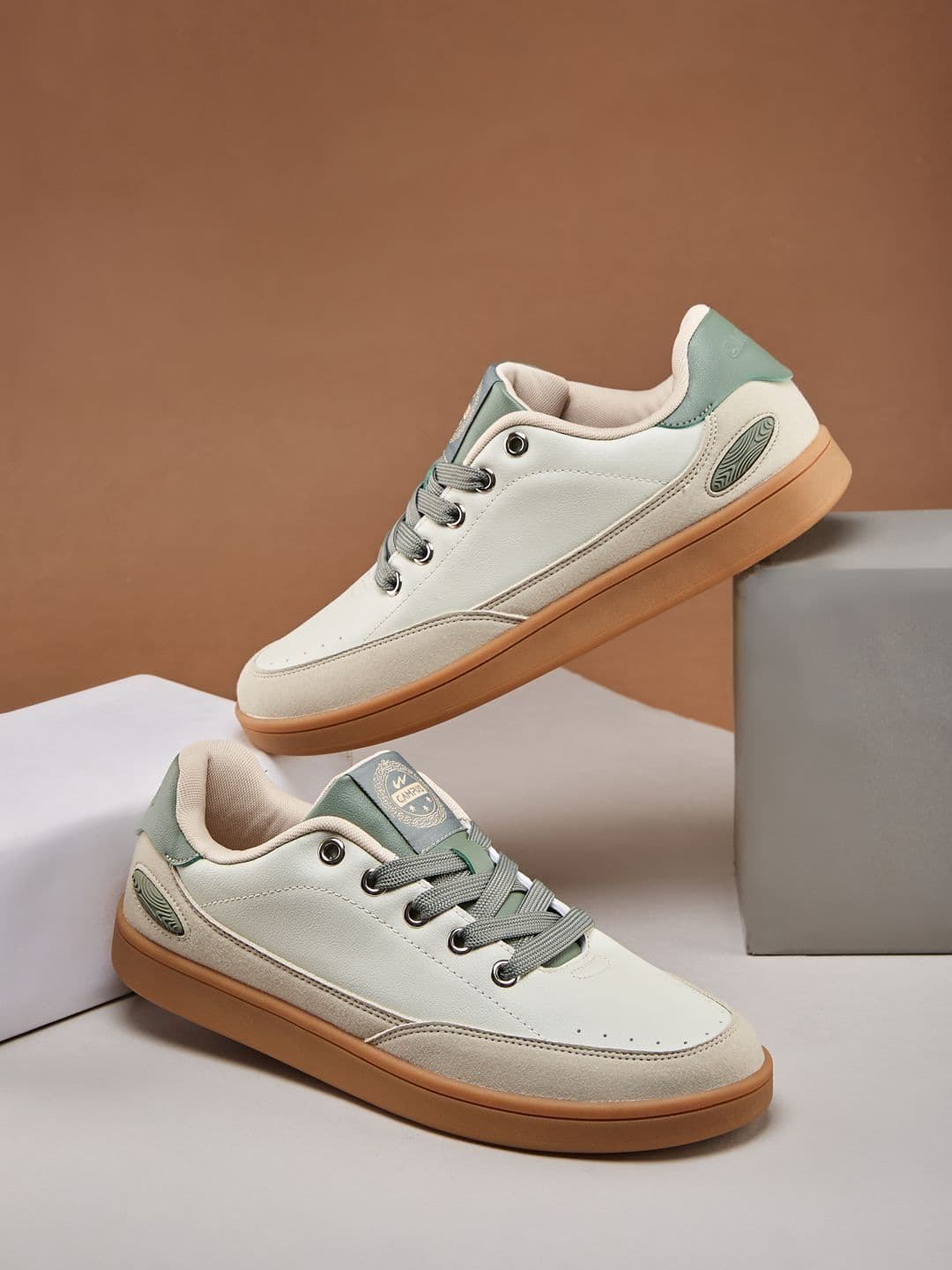 Campus DRIPP Men Colourblocked PU Sneakers - view 1