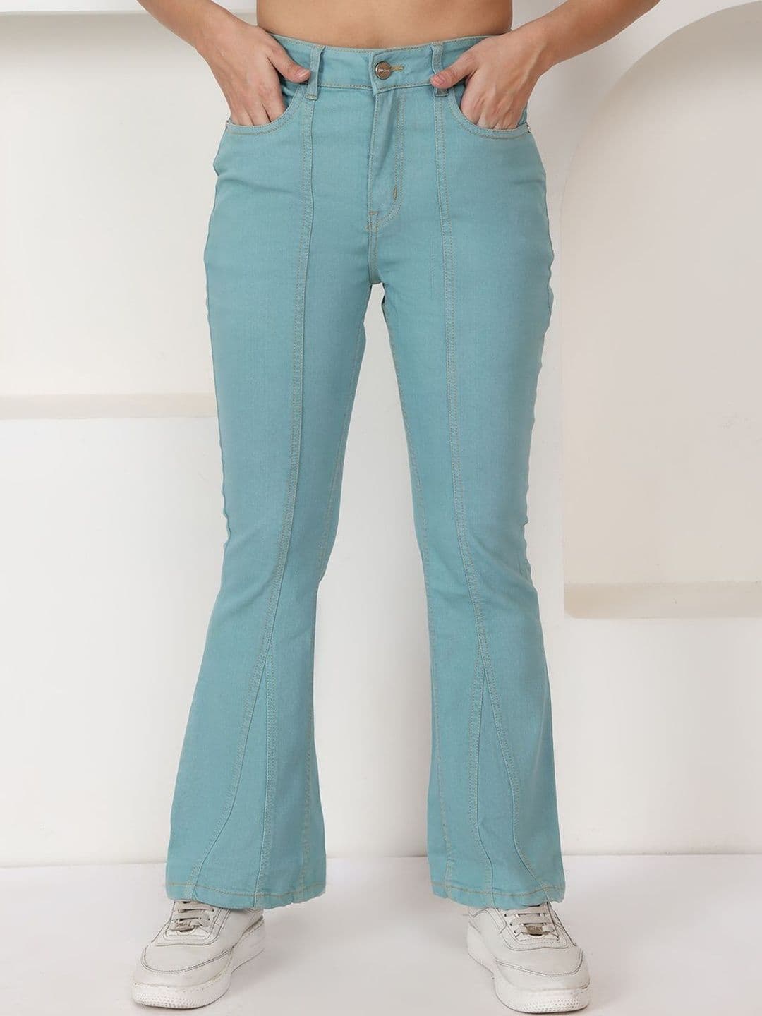 Mast & Harbour Women High-Rise Stretchable Cotton Jeans - view 1