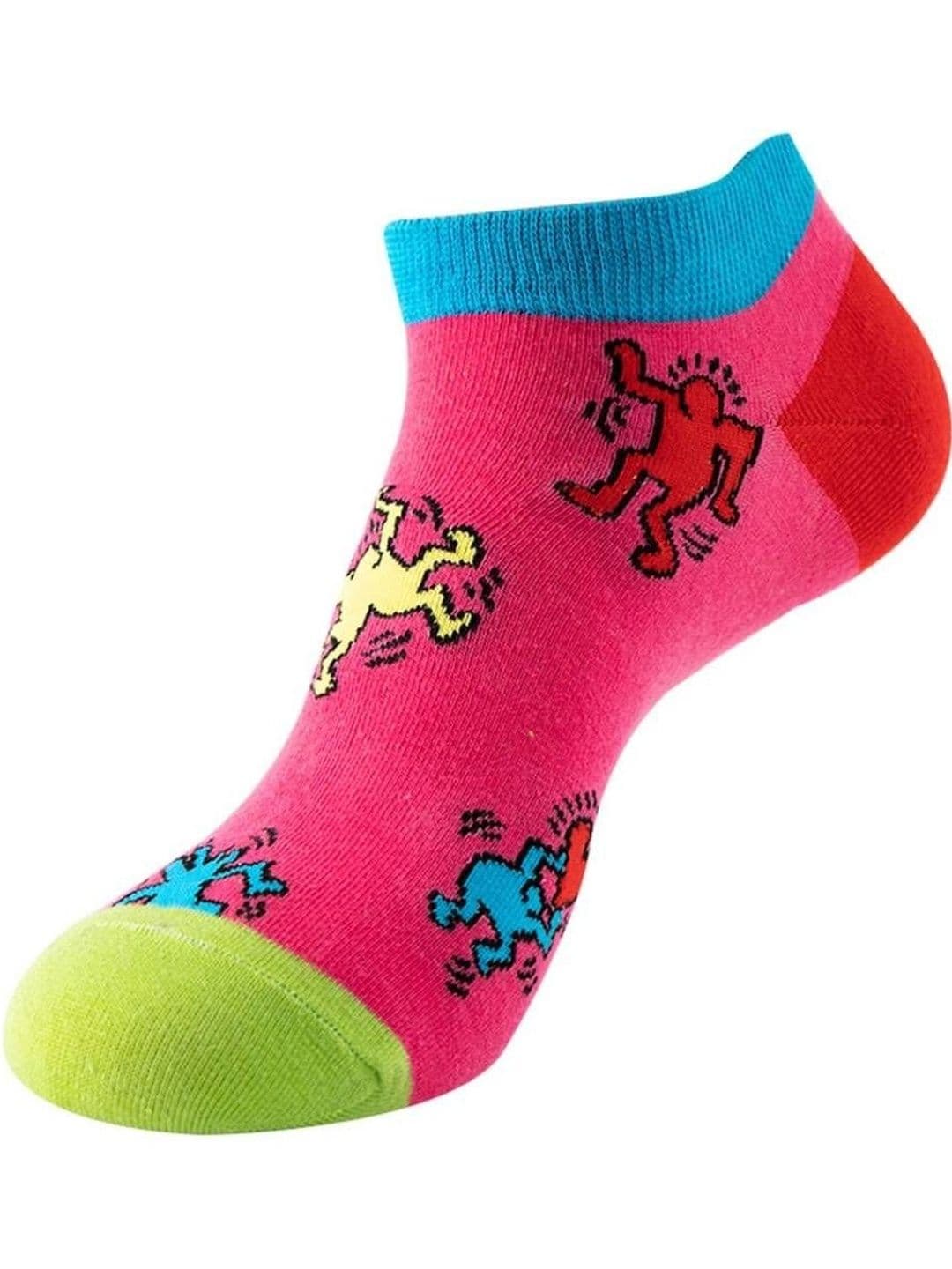 The Tie Hub Unisex Patterned Cotton Ankle Length Sock - view 1