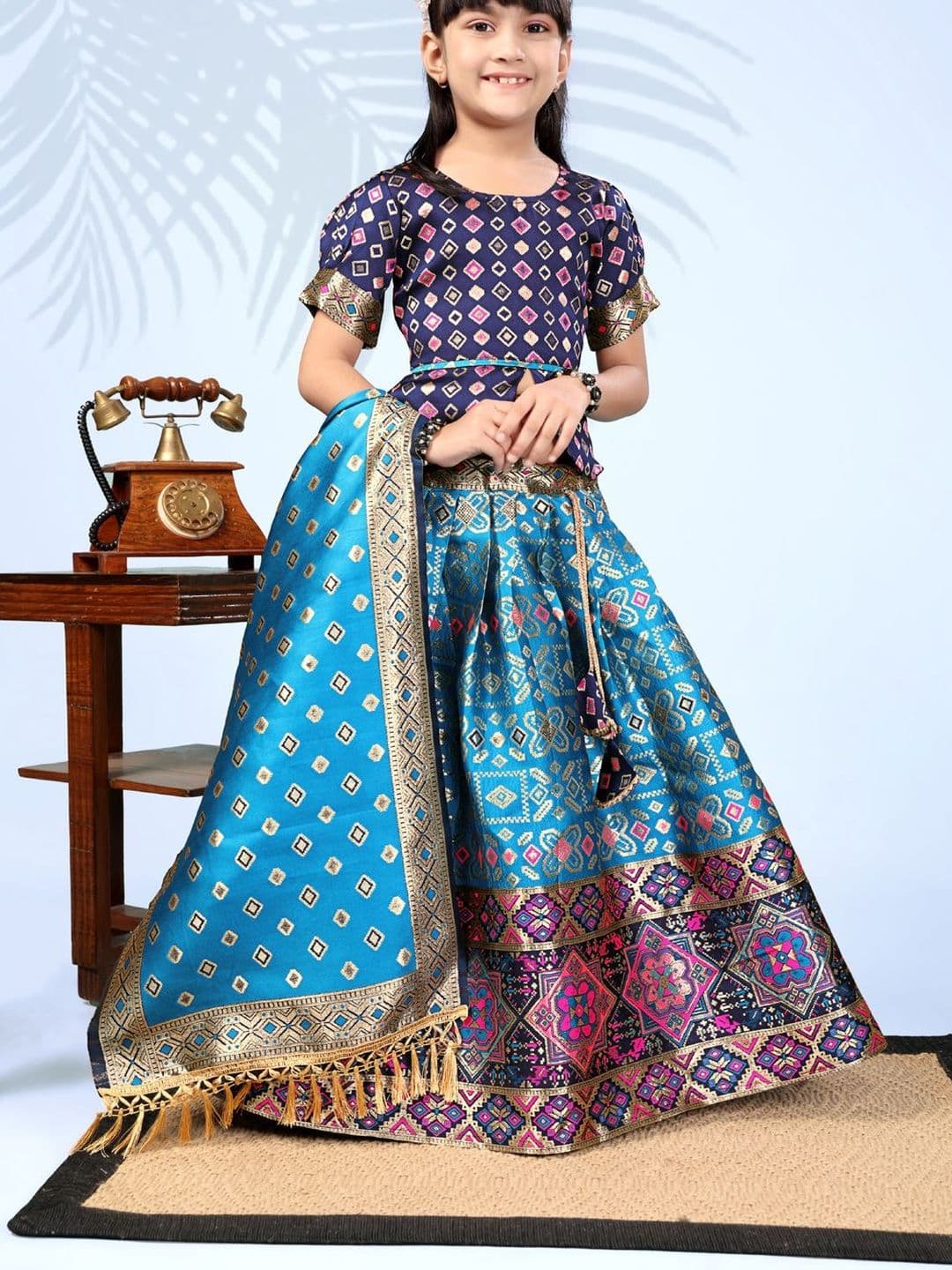 BAESD Girls Ready to Wear Lehenga & Blouse With Dupatta - view 1