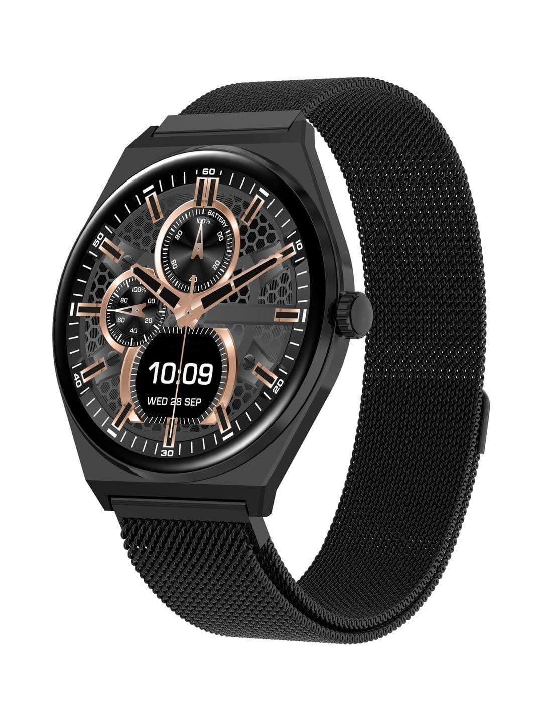TIMEX Smart Neo 1.43"(3.6cm) AMOLED Display with BT Calling Smartwatch TWTXW1204T