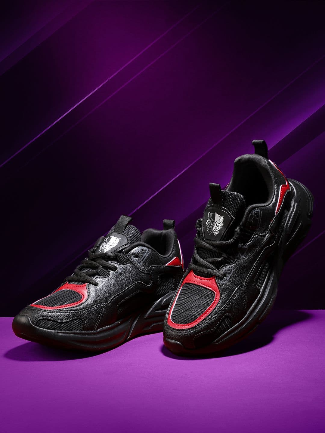 MARVEL STREET Men Black Panther Walking Shoes - view 1