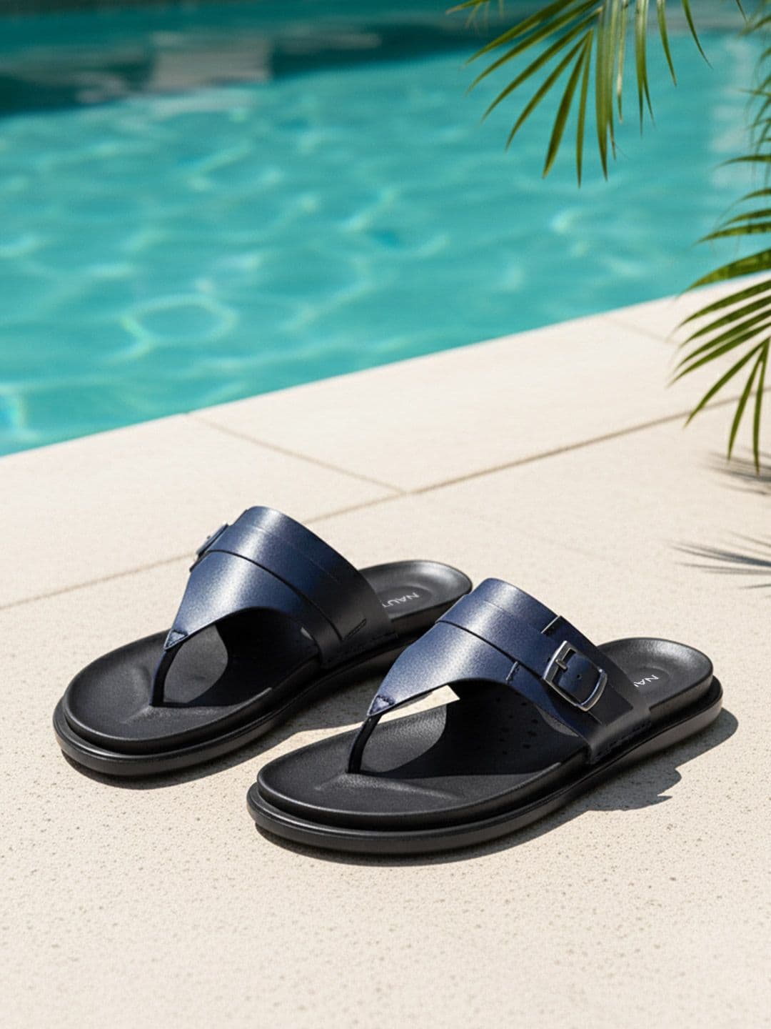 Nautica Men Leather Comfort Sandals - view 1