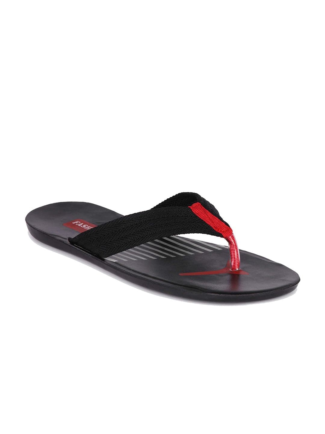 PENNEN Men Striped Lightweight Thong Flip-Flops - view 1