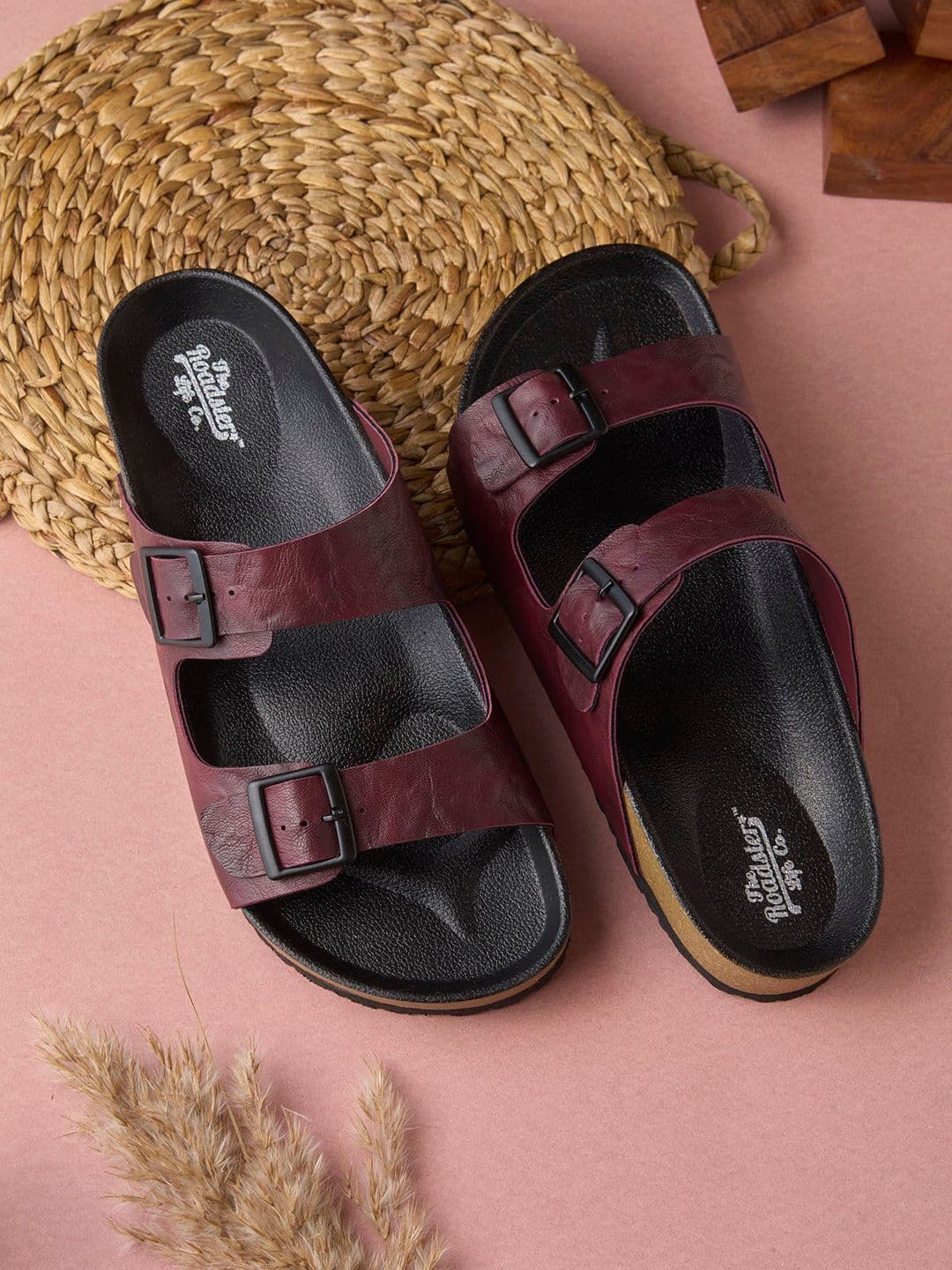 Roadster Men Comfort Stylish Dual Strap Buckle Design Sandals - view 1