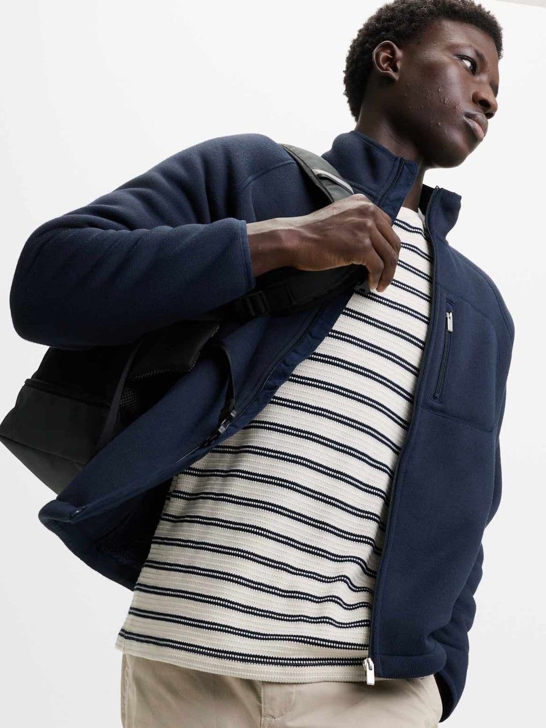 Marks & Spencer Zip Up Funnel Neck Fleece - view 1